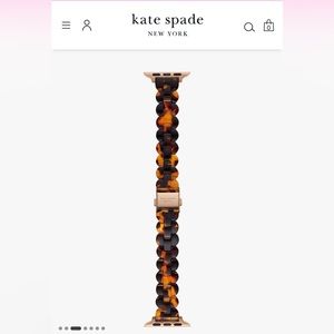 ❤️SOLD❤️Kate Spade Tortoiseshell Acetate Apple Watch Band